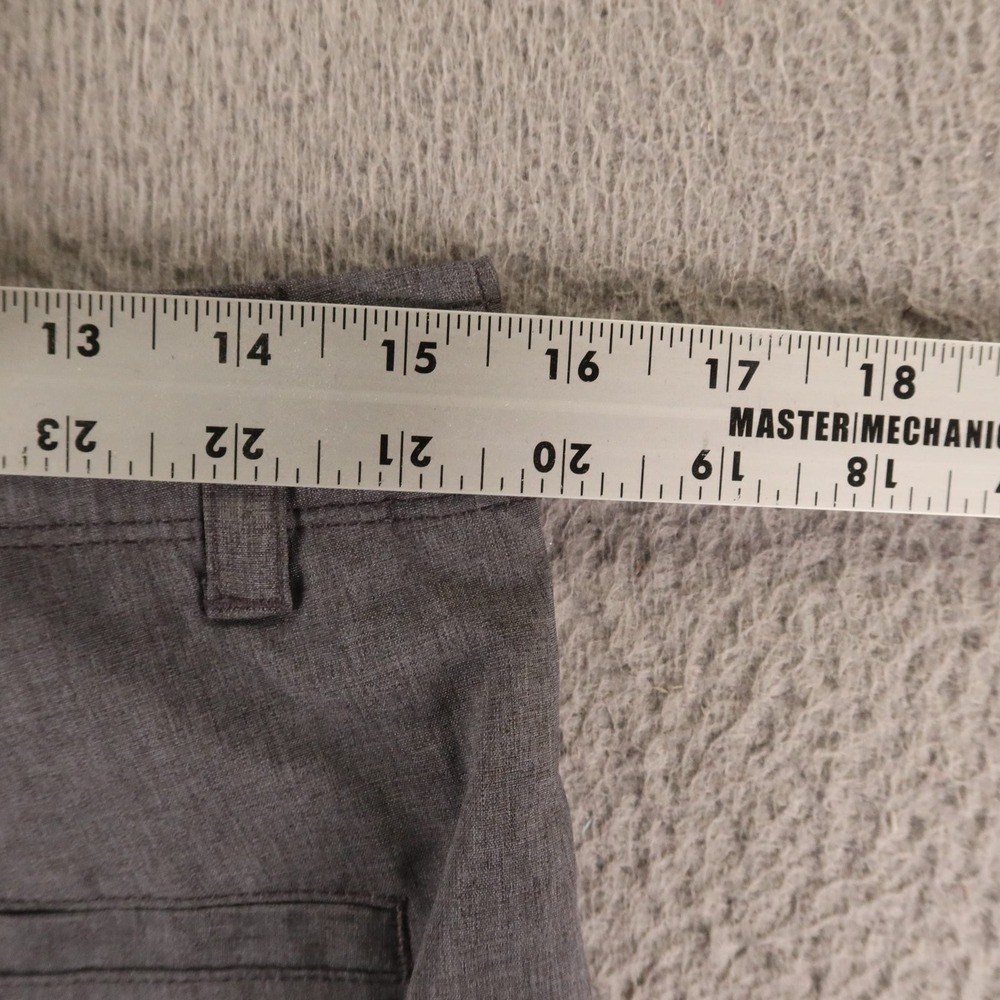 Jack Nicklaus Shorts Mens 30 Gray Heather Polyester Golf Chino Performance - Picture 6 of 6